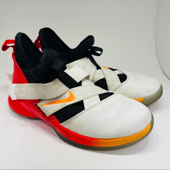 lebron soldier 12 white and red
